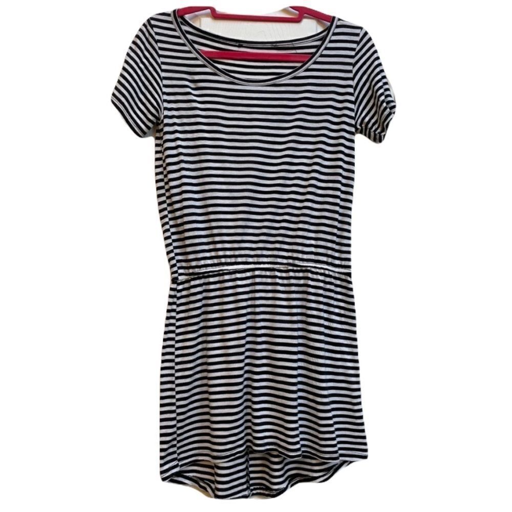 Black and White Stripe Dress